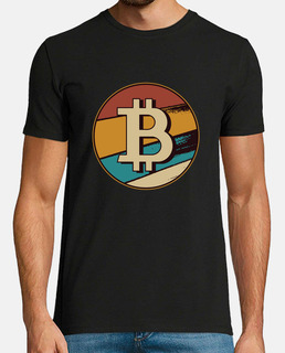 símbolo de bitcoin camisa de bitcoin regalo geek de cripto