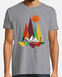 Simple Mountains White