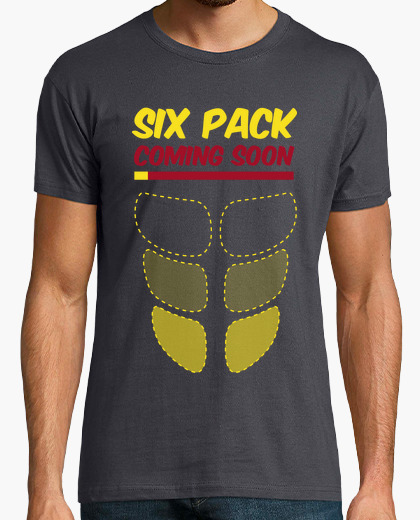 Six Pack Coming Soon T Shirt Tostadora