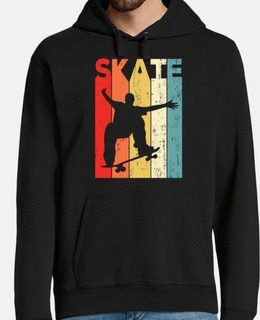 skateboard retrò in difficoltà