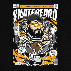 skater beard T-shirts