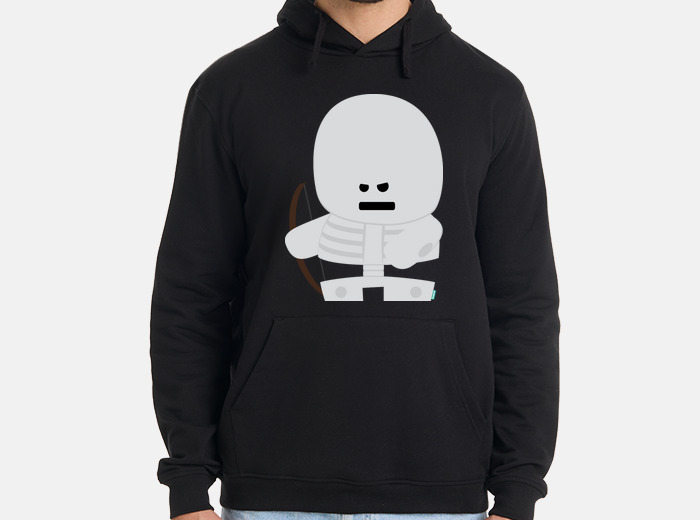 Skeleton minecraft bubble hoodie tostadora