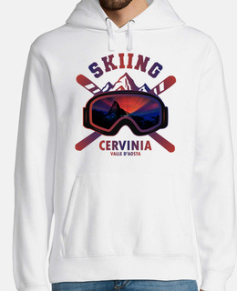 Skiing Cervinia Matterhorn Sciatore