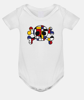 SKULL - Inspired by Mondrian