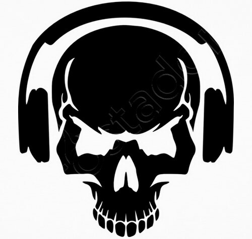 Tee shirt t te de mort un casque dj 936165 Tostadora fr Tee shirt t te de mort un casque dj 936165 Tostadora fr