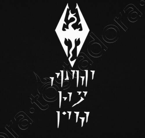 Camiseta Skyrim Fus Ro Dah Latostadora 1259