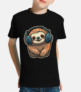 Sloth Headphones Music DJ Sound