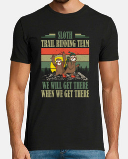 sloth trail running team trail runner