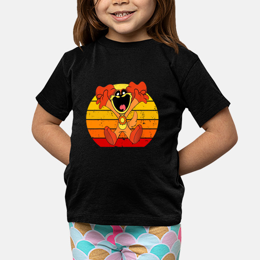 Playera niΓ±os smiling critters poppy dogday retro laTostadora MΓ©xico