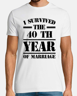 sobreviví el año 40 del matrimonio