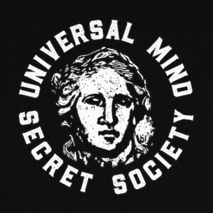 T-shirt società segreta della mente universale