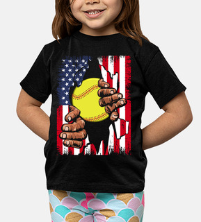 Softball Baseball Bandiera Americana