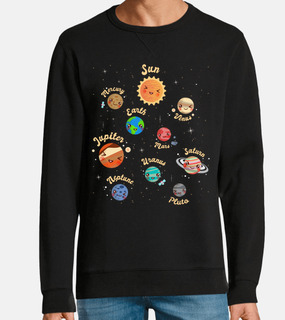 Solar System Cute Planets Kids Knowledg