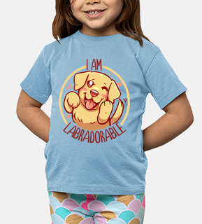 sono labradorabile - golden labrador - maglietta per bambini