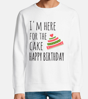 sono qui per la torta buon compleanno