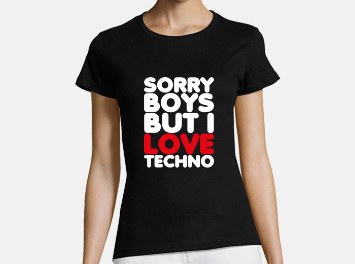 I love techno t shirt sale