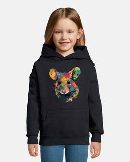 souris réaliste colorée