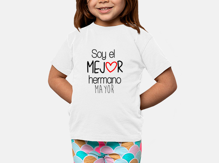 Camiseta ninos soy el mejor hermano mayor. laTostadora