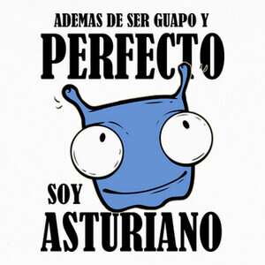 Camisetas Soy asturiano - Fondo claro