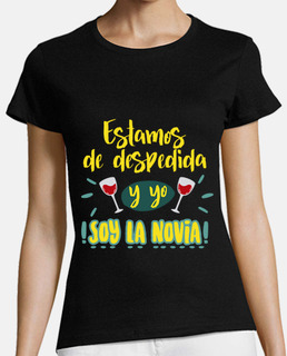 ¡soy la novia! Mujer, manga corta, negra, calidad premium