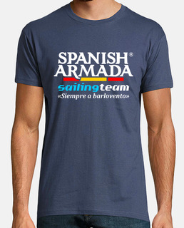 spanish armada - man, short sleeve, denim, extra quality