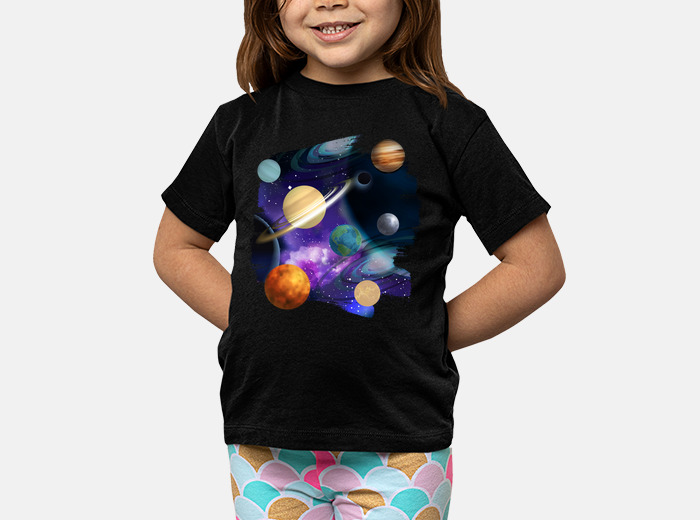 Pianeti Sistema Solare Bambini Spazio Ragazzi' Maglietta per bambini