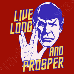 Official Star Trek Spock Gifts for Fans Live Long and Prosper Knitted Scarf 
