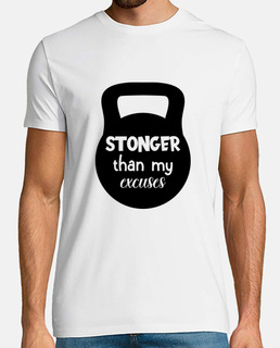 Sport stronger than my excuses cadeau