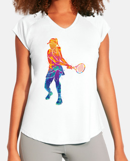 sports de tennis aquarelle