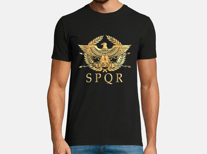 Spqr Roman Eagle Standard - Spqr T-Shirt Spqr Roman Eagle Standard - Spqr T-Shirt