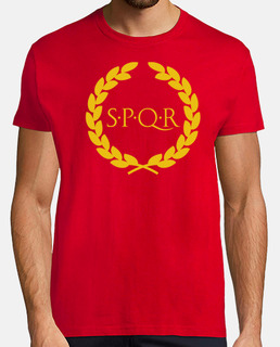 SPQR laurel dorado
