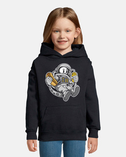 squelette d39astronaute mangeant