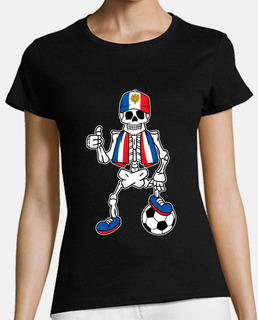 squelette fan de football france