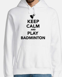 stai calmo e gioca a badminton