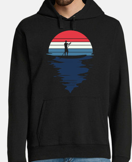 stand up paddleboard retrò alzarsi