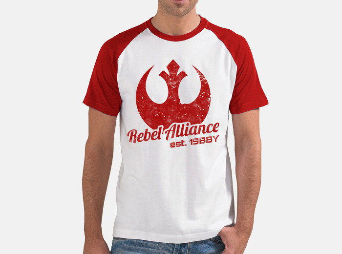principal Comparar Acercarse Camiseta star wars - alianza rebelde | laTostadora
