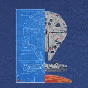 Camisetas Star Wars Falcon