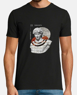 statue Grecque , apollon , virile , avec collages, empereur , séduction , 