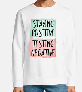 Staying Positive Testing Negative Positive Christmas Gift
