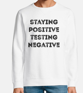 Staying Positive Testing Negative Positive Christmas Gift