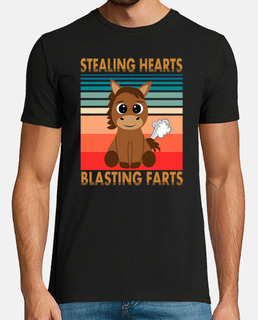 Stealing Hearts Blasting Farts Funny Horse Gifts