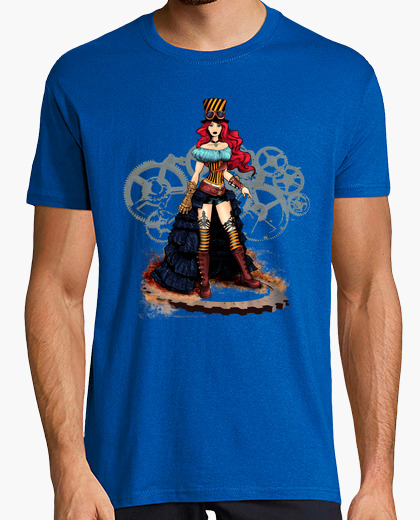 Steampunk girl t-shirt