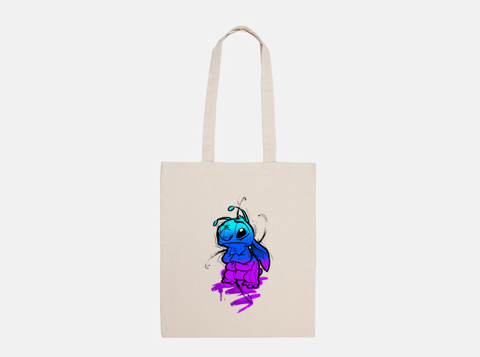 Bolsa de tela Stitch Ohana