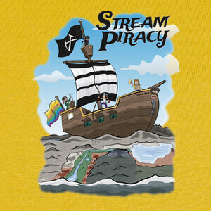 stream piracy T-shirts