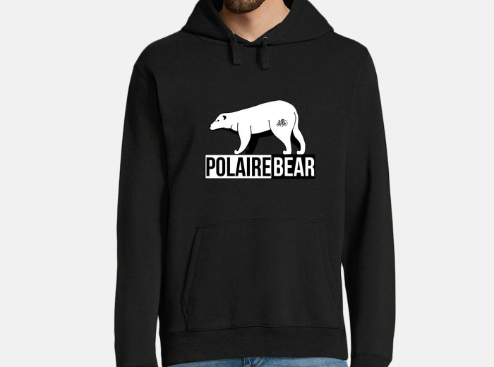 Sudadera con capucha oso polar laTostadora