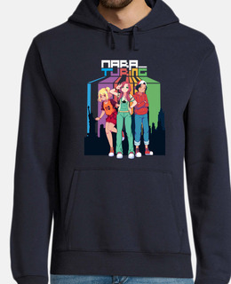 Sudadera de hombre con capucha de Mara Turing. El Despertar de los Hackers