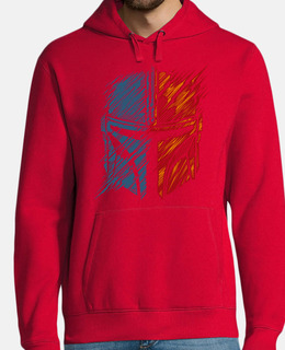 Sudadera sin capucha, negra