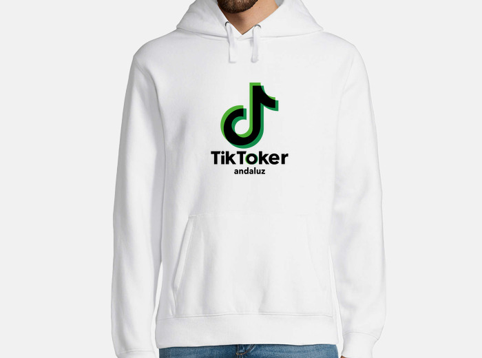 Sudadera tik tok andaluz con capucha hombre laTostadora