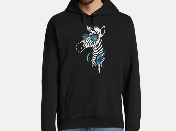 Escudero Contribuir Rebotar Sudadera zebra cool | laTostadora