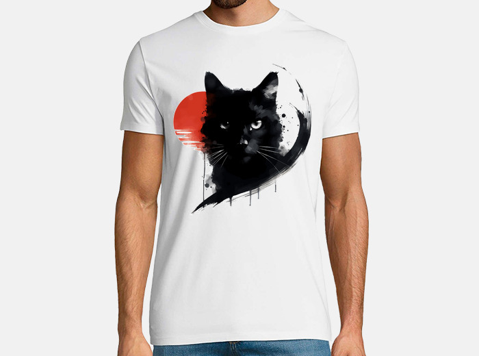【Attends】Nero Cat Tee Shirt 22a24aef15fe9.jpg
